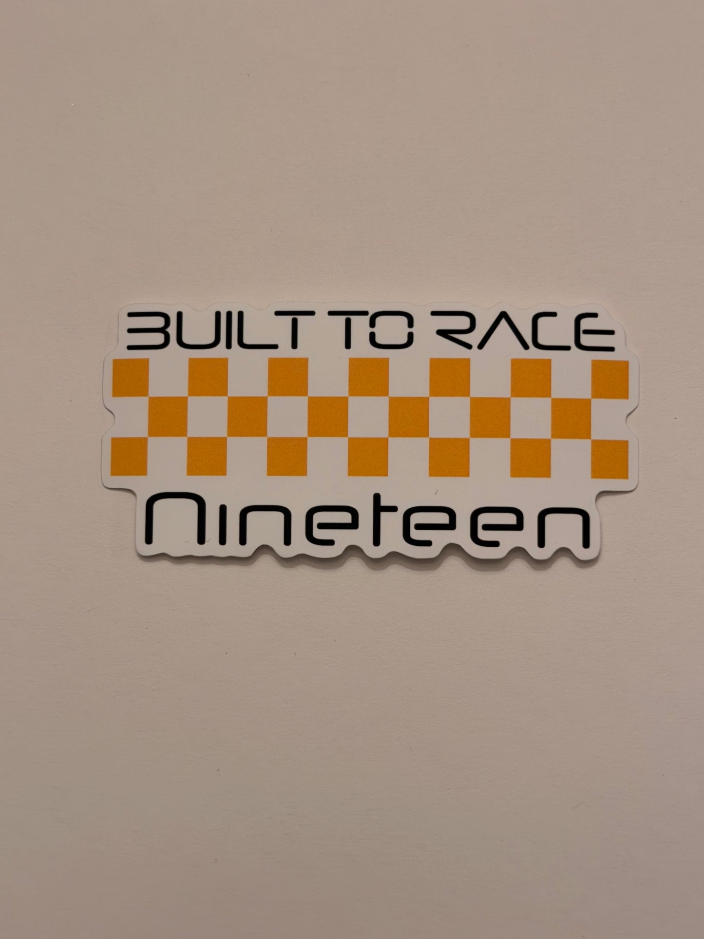 Built To Race - Sticker