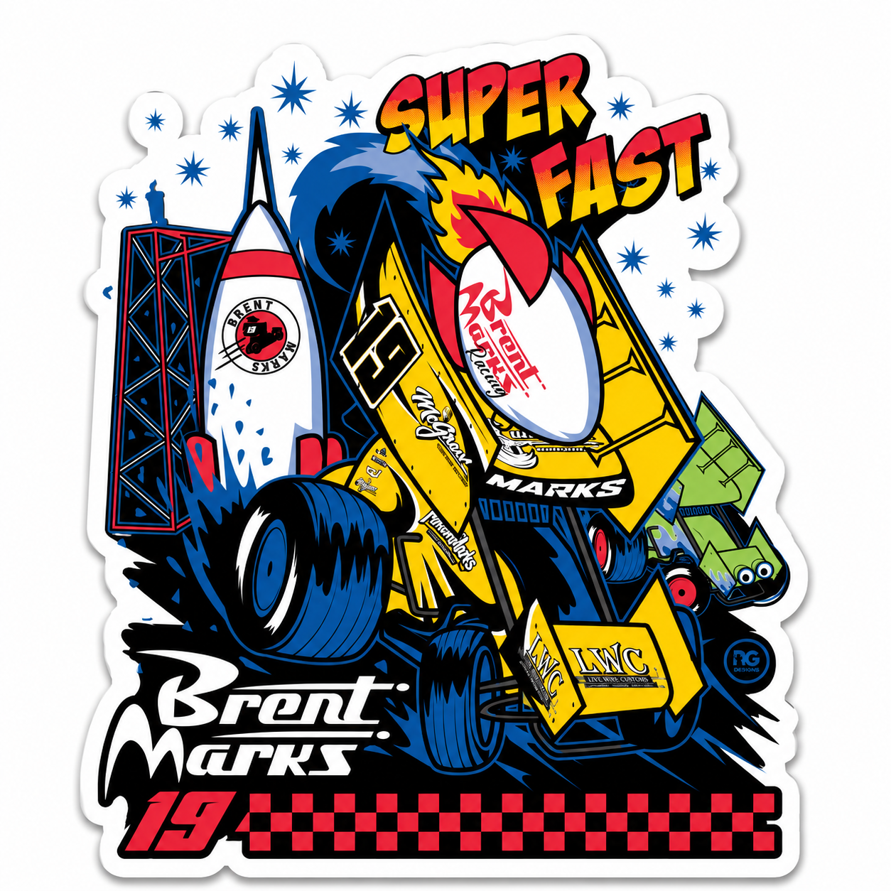 Super Fast Sticker