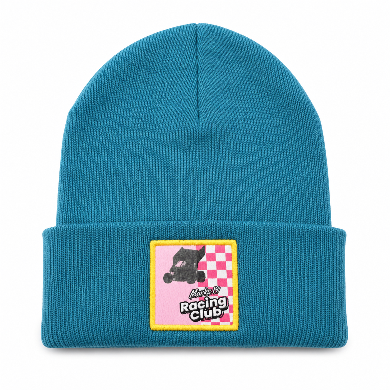 Teal “Marks Racing Club” Beanie