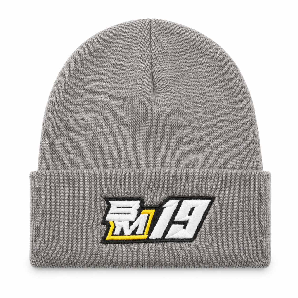 Grey “BM 19” Beanie