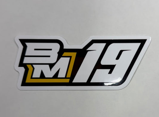 BM 19 Logo Sticker