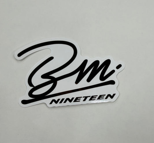 BM Nineteen Sticker